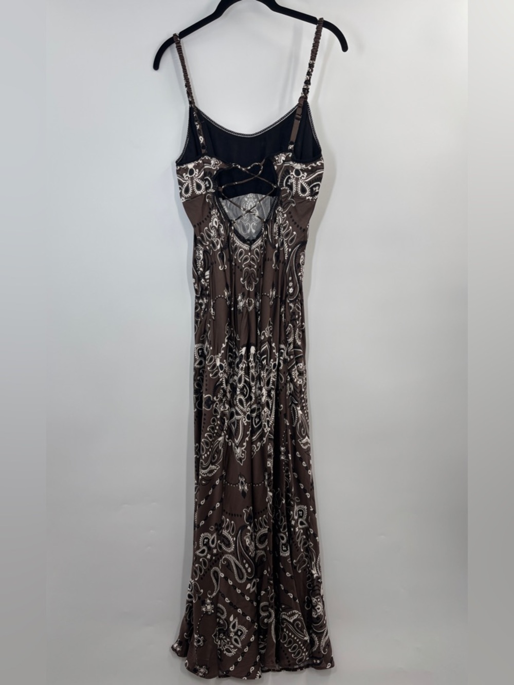 Sandro Bandana Print Midi Dress FR42/US10 - Picture 7 of 8